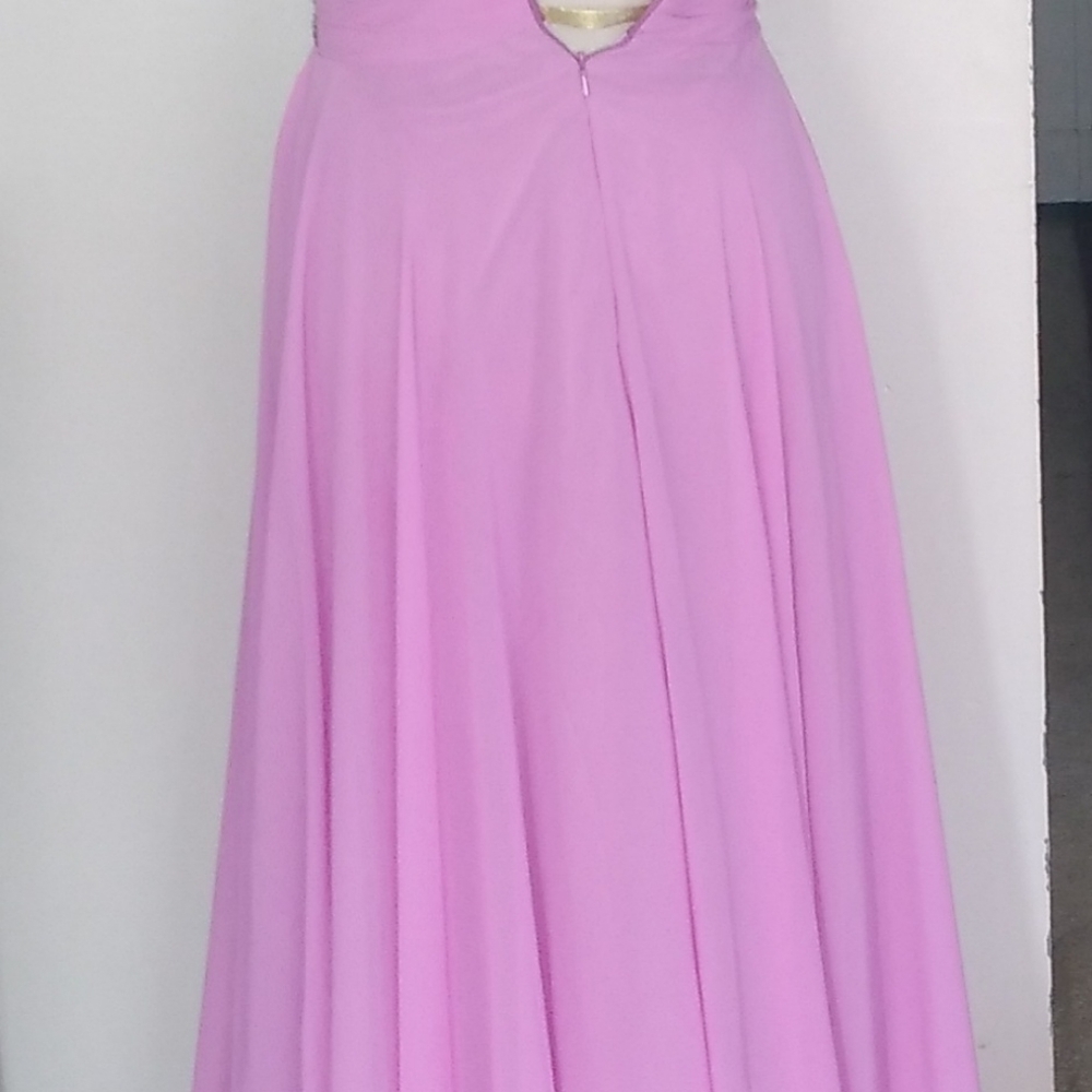 Maxi wedding dressone shoulder size s - Picture 6 of 14